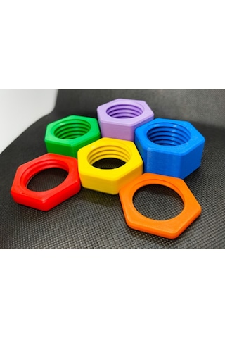Eğitici -ince Motor Becerileri Somunlu Fidget Cıvatası M36x4