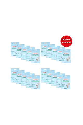 Mulpex Tek Kullanımlık Suda Çözünür Klozet Kapak Örtüsü 20 x 10'lu