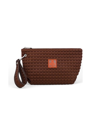 Bilik Deri Scuba Kadın Portföy & Clutch Çanta Yeliz Kahve