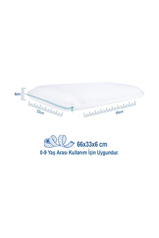 Viscotex Viscotex Visco Hava Kanallı Çocuk Yastığı Kids Pillow