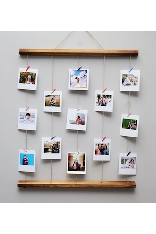Bfd Shop Çerçeve Ahşap İpli Fotoğraf Askısı 50 X 70