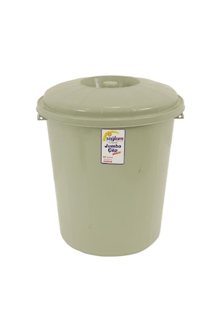 Sağlam Plastik Jumbo Çöp Kovası Kilitsiz 90 Lt Çok Renkli