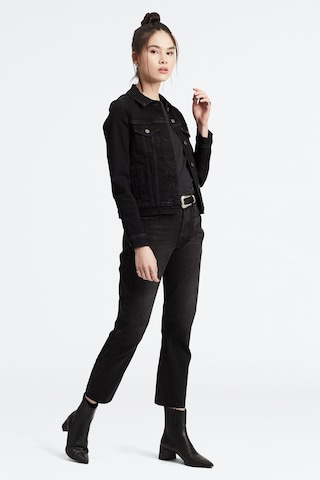 Levi'S Kadın Siyah 501 Crop Yüksek Bel Jean