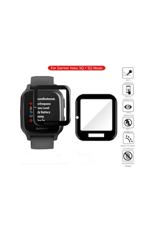 Garmin Venu Sq Sq Music 3D Cam Full Ekran Koruyucu