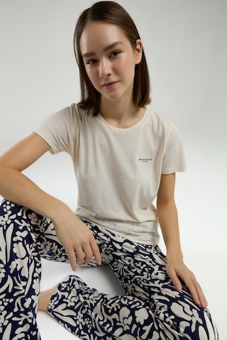 Pierre Cardin Kadın Krem Pijama Takımı Pc8973-s-v1 Krem