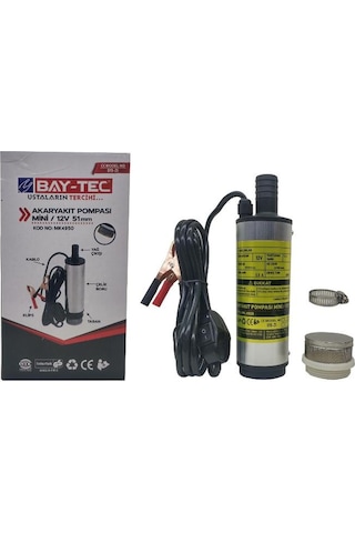 Bay-tec Akaryakıt Dalgıç Pompası Mini / 12v 51 Mm