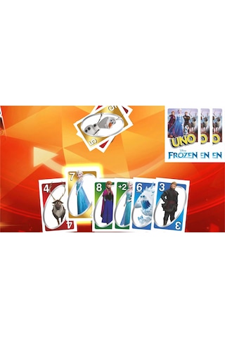 Uno Frozen Oyun Kartları