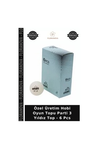 Özel Üretim Hobi Oyun Topu Parti 3 Yıldız Top - 6 Pcs