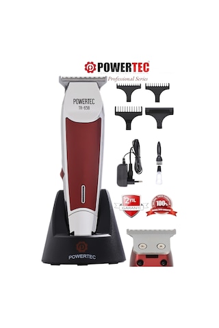 Powertec TR-658 Profesyonel Ense Sakal Çizim Tıraş Makinesi