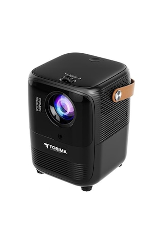 Torima T11 Bluetooth Wifi Akıllı Android Smart 4K 1080P Hoparlör Projeksiyon Cihazı Siyah