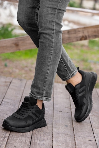 Gordon Günlük Ortopedik Erkek Sneaker Spor Ayakkabı Siyah