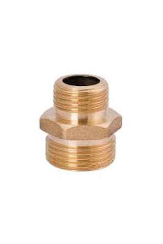 10'lu Paket Sarı Pirinç Orantılı Nipel 1/2''x 3/8''