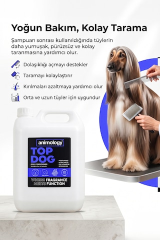 Animology Top Dog Kedi Ve Köpekler İçin Conditioner Tüy Kremi 5 Lt - 20:1 Konsantre