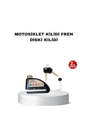 110 Db Alarmlı Disk Fren Kilidi Su Geçirmez Çelik Gövde Motosiklet Güvenlik Çok Renkli