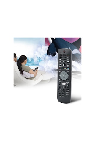 Youtek Phılıps Tv İçin Uyumlu Kumanda - Hof16h303gpd24, Smart, Netflıx Desteği, 398gr08b Modeli Pil Dahil Değil