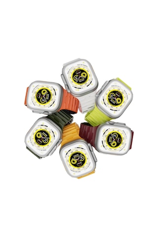 Apple Watch Ultra 49mm Wowen Kordon - Turuncu