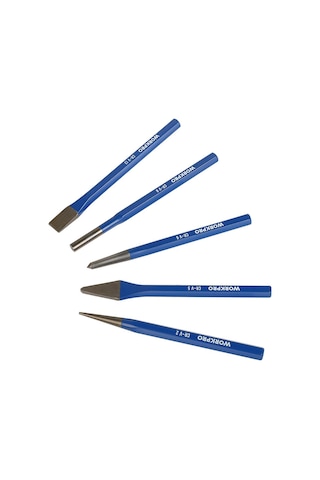Workpro Wp201303 5 Parça Cr-v Profesyonel Noktalama Ve Keski Set