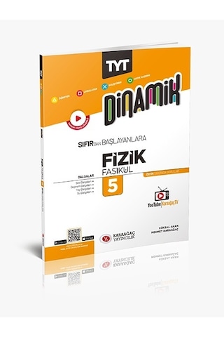 Karaağaç Yayınları TYT AYT Fizik Fasikülleri Dinamik Serisi 10 Ki