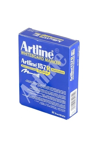 Artline 157R Beyaz Tahta Kalemi Mavi 12'Li Kutu