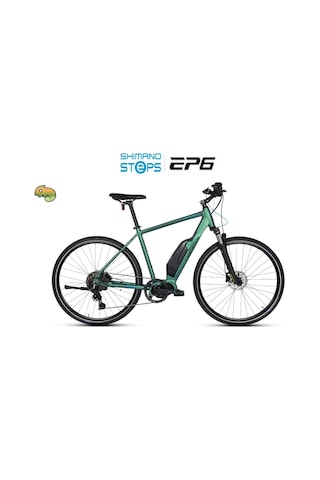 Carraro E-sportive 6.6 Elektrikli Şehir Bisikleti Bukalemun M/52cm Siyah