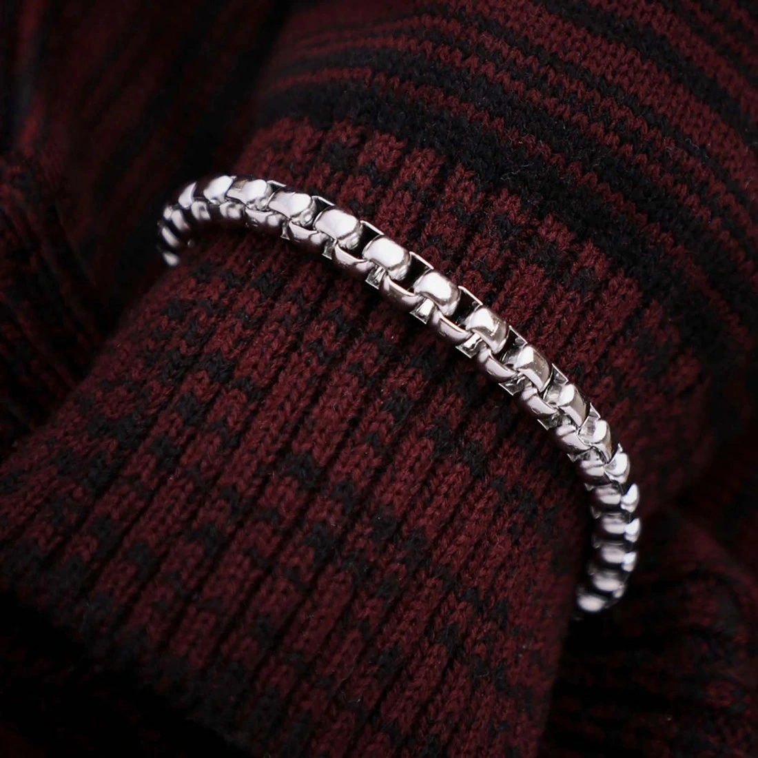 Moncuk Design Oval Çelik Zincir Bileklik 3351czb1d12 Sarı