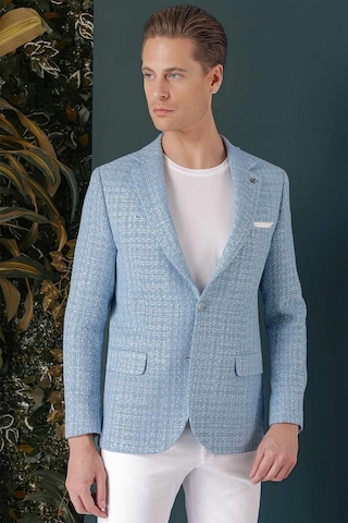 Efor C 660 Slim Fit Mavi Spor Ceket Mavi