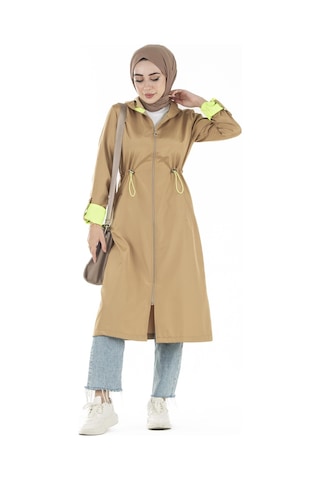 Sevitli Neon Trençkot-camel-2446-camel Camel