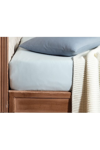 Madame Coco Valeria King Size Lastikli Penye Çarşaf Çpe-03king Size Plus-mavi Mavi Diğer