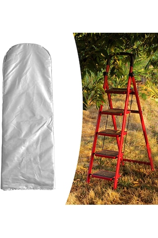 Homyl Çiftlik Evi Patio Kapalı Için Katlanır Merdiven 50cmx6.5cmx174cm