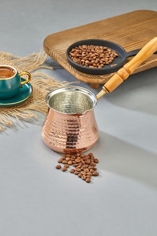 Cooker 550 Ml Dövme Bakır El Yapımı Cezve Kahve Cezvesi Bk016