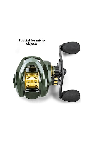 Reedark Takumı-s Metalik Uzak Atışlı Mikro Yemli Mucize Makinesi - Sol El 7.2:1 Siyah Yeşil, Patlamayı Önleyen Balık Makinesi, Toptan Alım Seçeneği