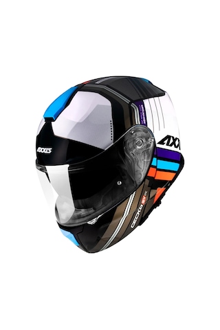 Axxis Gecko Sv Epic B7 Çene Açılır Motosiklet Kaskı Parlak Mavi