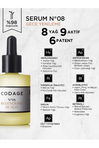 Derinlemesine Nemlendirici, Yatıştırıcı Ve Kırışıklık Karşıtı,aydınlatıcı Gece Serum