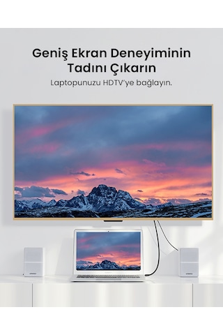 Ugreen Hdmı To Vga Dönüştürücü Kablo 1.5m, 30449