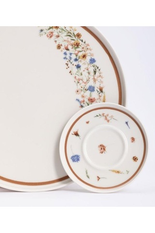 Maxx Doria Daisy 6 Kişilik 28 Parça Kahvaltı Takımı Pa2041 Desenli