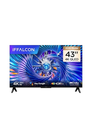 iFFALCON 43U65A Pro 43" 109 Ekran Uydu Alıcılı 4K Ultra HD QLED Google TV