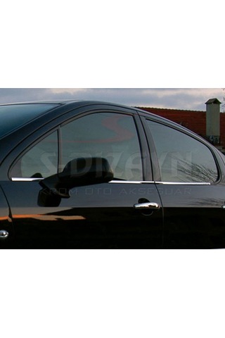 Peugeot 407 Krom Cam Çıtası 4 Prç 2004-2010