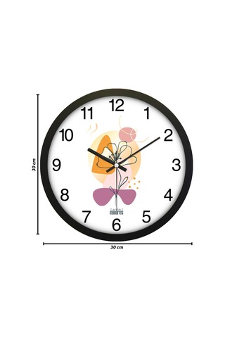 Emores 30 Cm Gerçek Cam Sessiz Mekanizma Duvar Saati Sku: Smg8690010205957 07 Beyaz