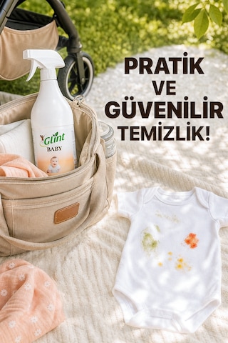 Glint Baby 1 Litre Bitkisel İçerikli Bebek Çamaşır Leke Çıkarıcı