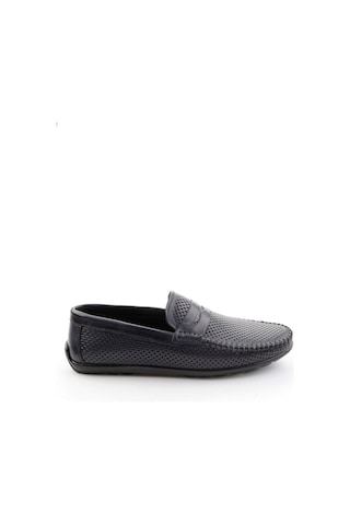 Lacivert Hakiki Deri Erkek Loafer Ayakkabı E01697033003 Lacivert
