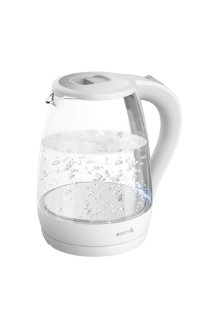 Deerma Sh30w 1,7lt Mavi Işıklı Cam Kettle & Su Isıtıcı