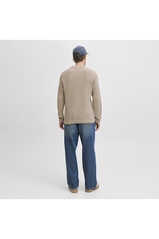 Jack & Jones Erkek Regular Fit Bisiklet Yaka Triko Kazak - Dover - 12278816 Çok Renkli