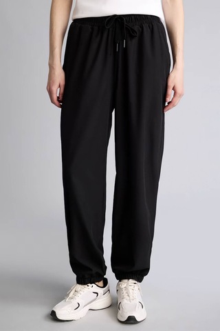 Defacto Standart Fıt Jogger Paça Uzun Sporcu Siyah Kadın Pantolon A2437ax/bk81