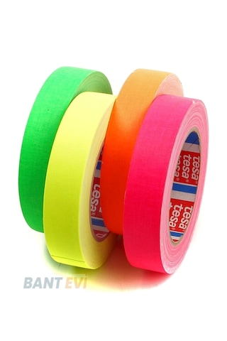 Turuncu Neon Bez Bant 19mmx25mt Tesa 4671 Sahne Kamera Bandı Gaffer