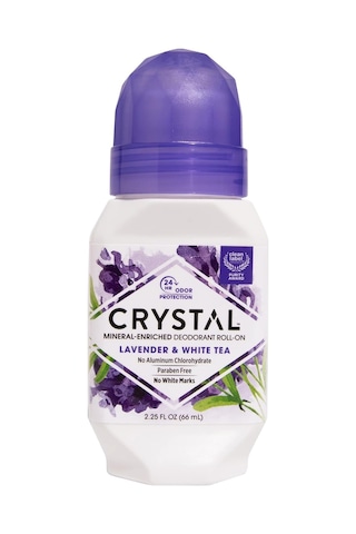 Crystal Mineral Lavander & White Tea 24H Roll-On Deodorant 66 ML