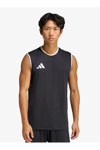 Adidas Kb3929 Entrada26 Sleeveless Jersey Erkek T-shirt Siyah