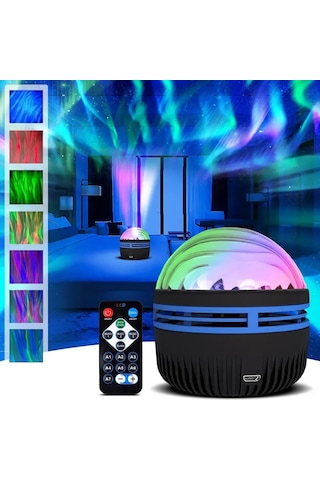 Youtek Siyah Ve Mavi Led Diskotek Işık Ampülü - 3w Enerji Verimli Partisi Aydınlatma Siyah