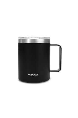 Karaca Thermal Çelik Mug 350 Ml Siyah