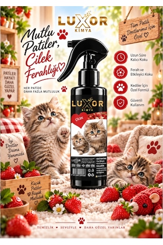Luxor Kimya Kedi Parfümü Çilek 200 ml