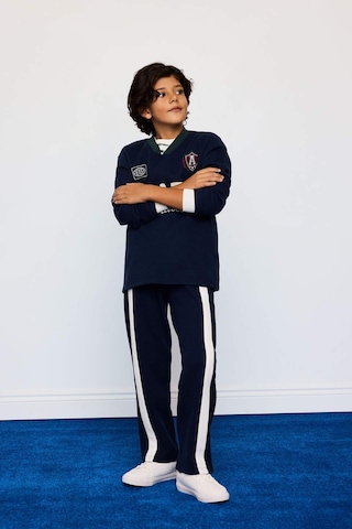 Defacto Erkek Çocuk 2li Takım Baskılı Sweatshirt Eşofman Altı G4387a825wnnv256 Lacivert-nv256
